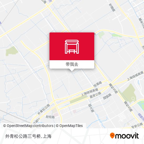 外青松公路三号桥地图