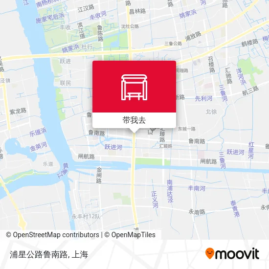 浦星公路鲁南路地图
