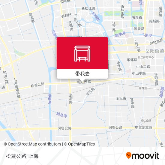 松蒸公路地图