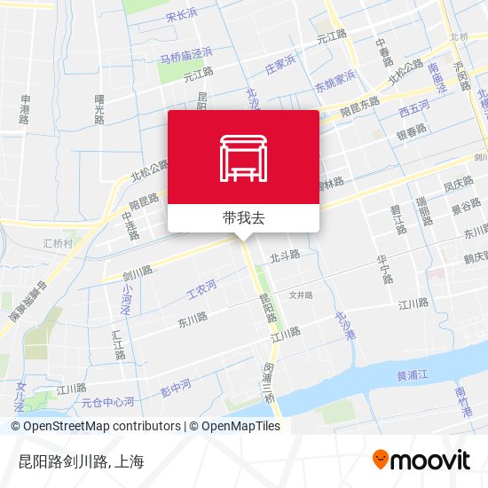 昆阳路剑川路地图