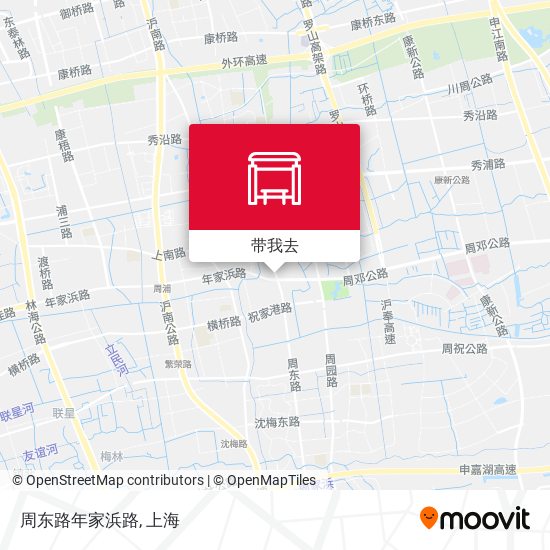 周东路年家浜路地图