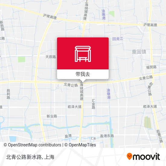 北青公路新水路地图
