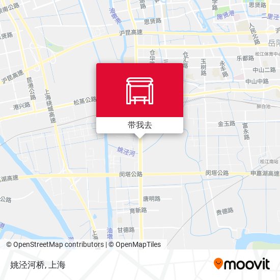 姚泾河桥地图