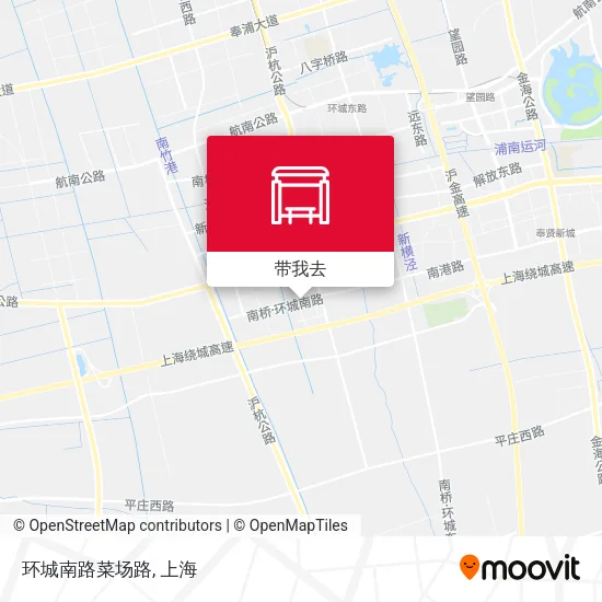 环城南路菜场路地图