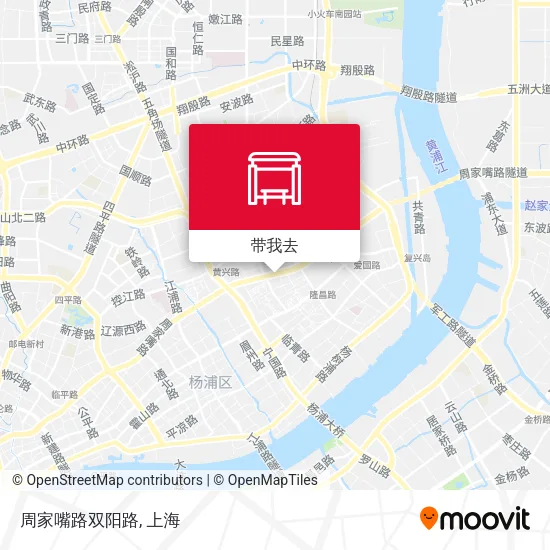 周家嘴路双阳路地图