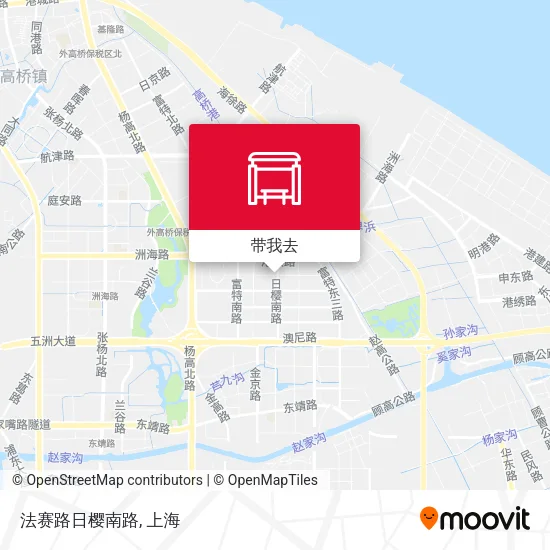 法赛路日樱南路地图
