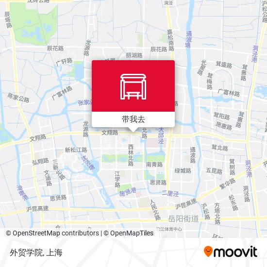 外贸学院地图