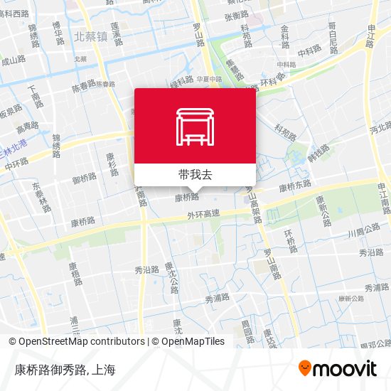 康桥路御秀路地图