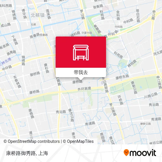 康桥路御秀路地图
