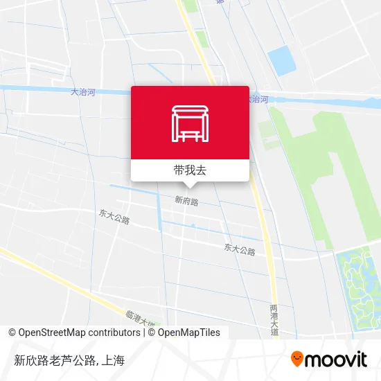 新欣路老芦公路地图