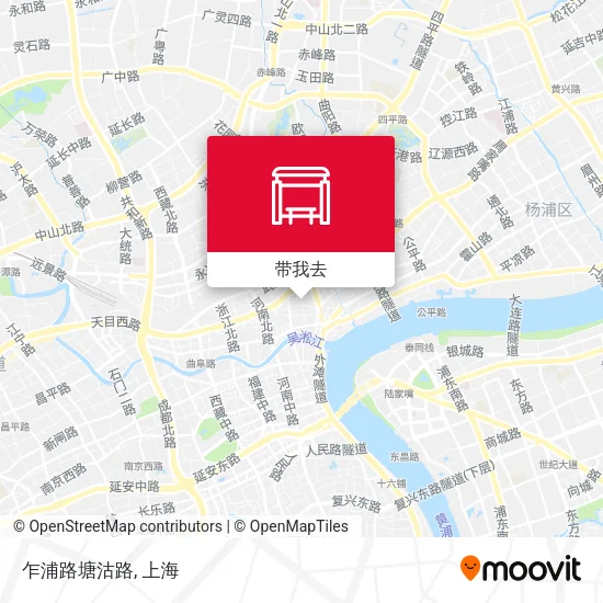 乍浦路塘沽路地图