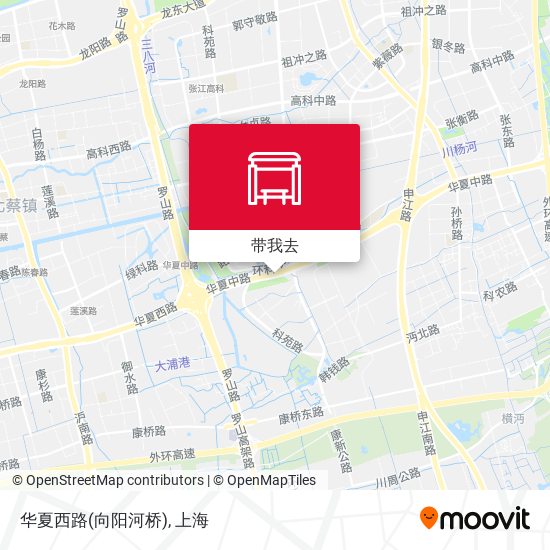 华夏西路(向阳河桥)地图