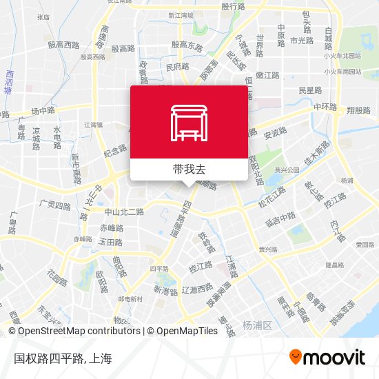 国权路四平路地图