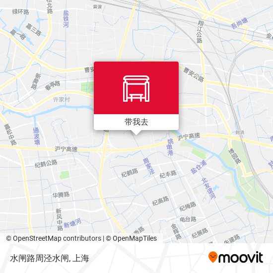水闸路周泾水闸地图