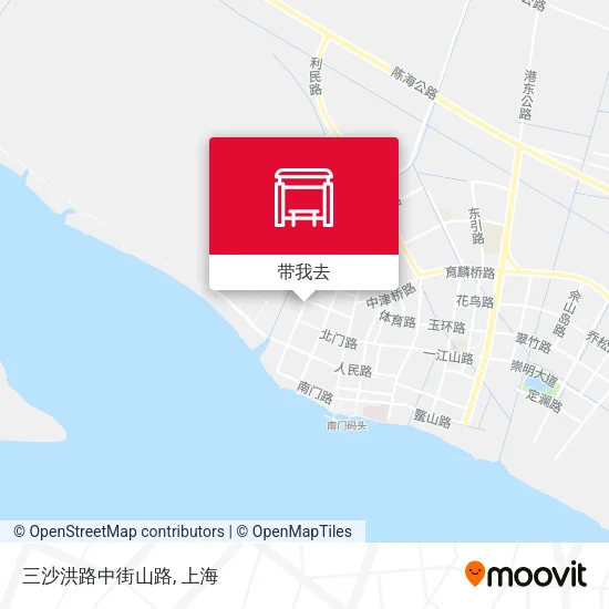 三沙洪路中街山路地图