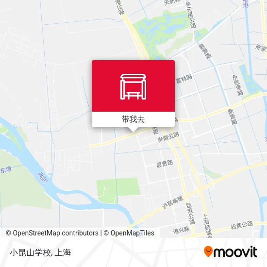 小昆山学校地图