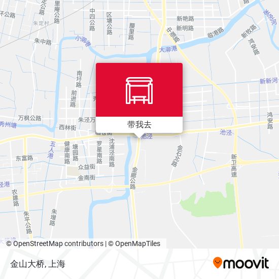 金山大桥地图
