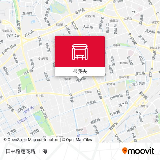 田林路莲花路地图
