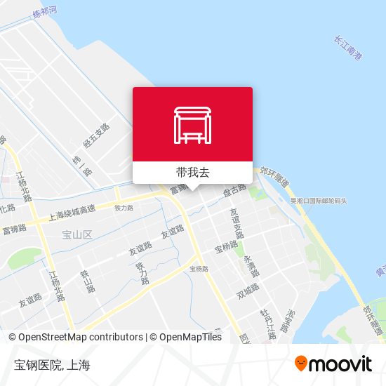 宝钢医院地图