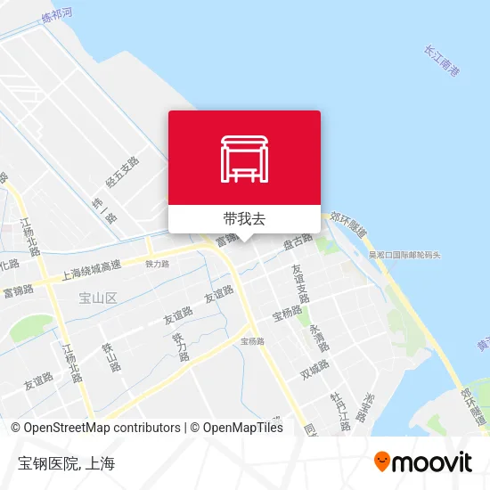 宝钢医院地图