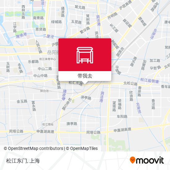 松江东门地图