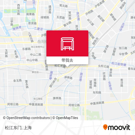 松江东门地图