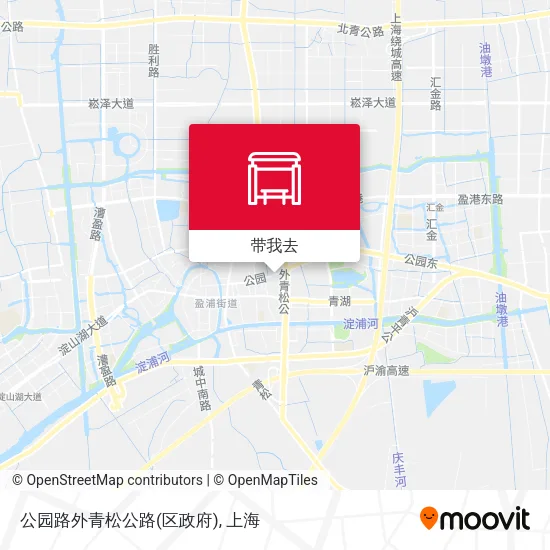 公园路外青松公路(区政府)地图