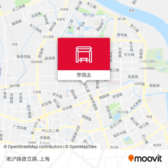 淞沪路政立路地图