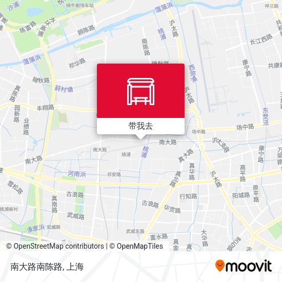 南大路南陈路地图