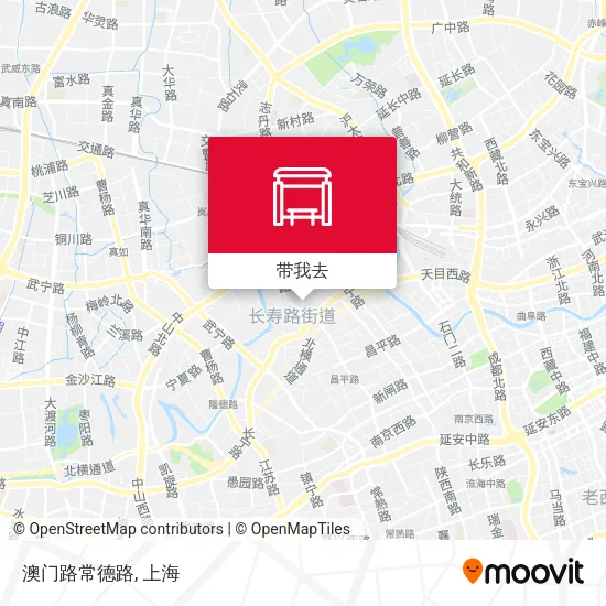 澳门路常德路地图