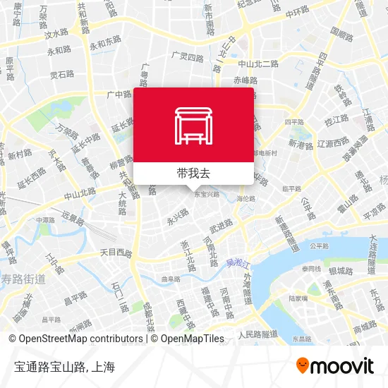 宝通路宝山路地图