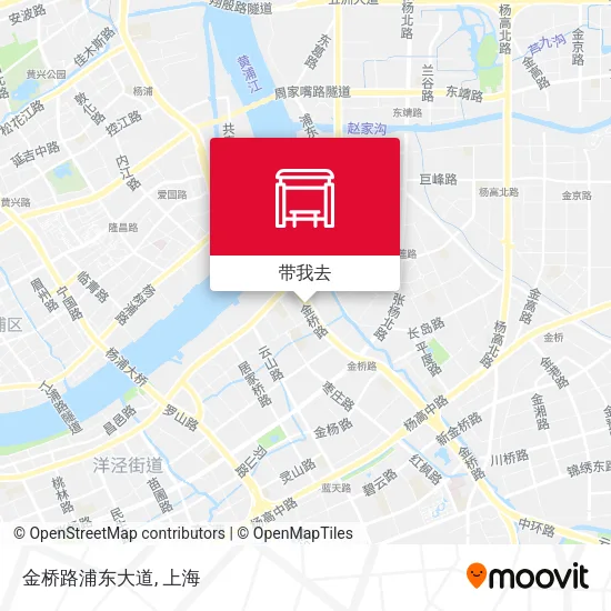 金桥路浦东大道地图