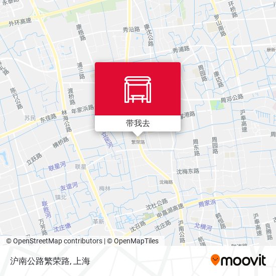 沪南公路繁荣路地图