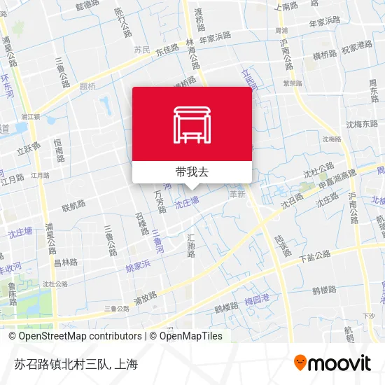 苏召路镇北村三队地图
