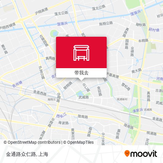 金通路众仁路地图