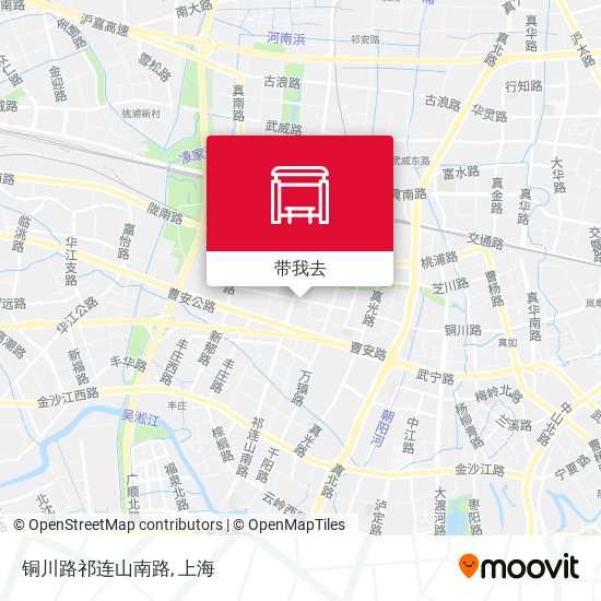 铜川路祁连山南路地图