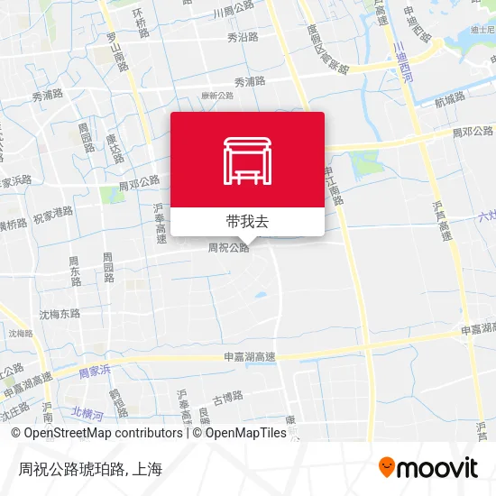 周祝公路琥珀路地图