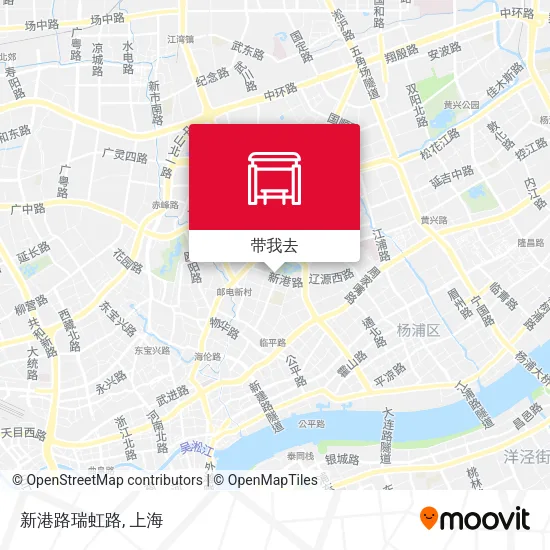 新港路瑞虹路地图