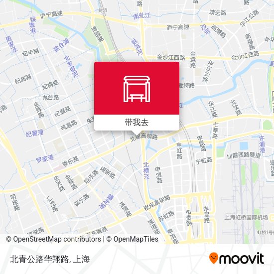 北青公路华翔路地图