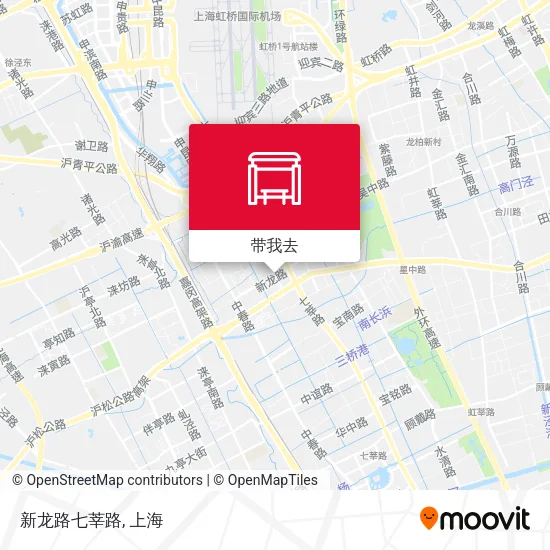 新龙路七莘路地图