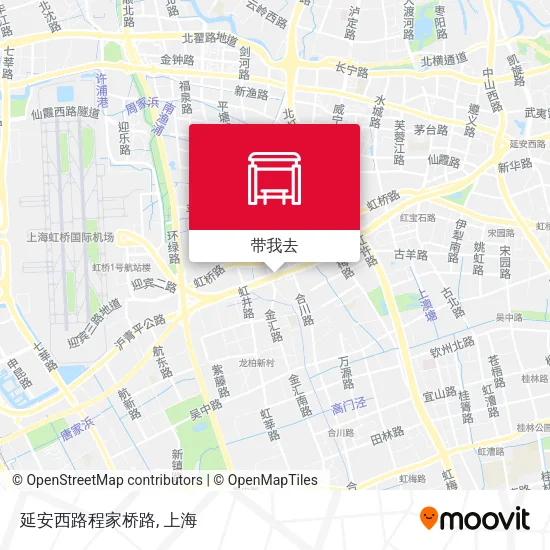 延安西路程家桥路地图