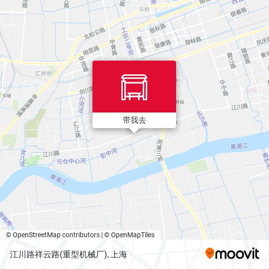 江川路祥云路(重型机械厂)地图