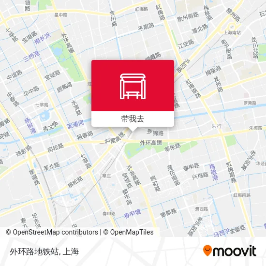 外环路地铁站地图
