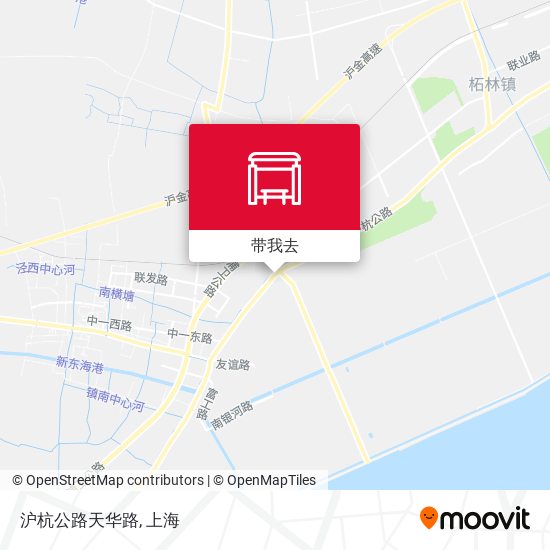 沪杭公路天华路地图