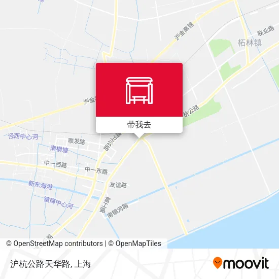 沪杭公路天华路地图