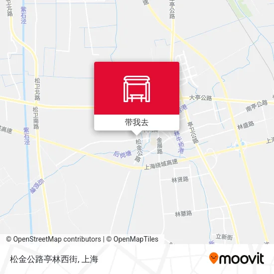 松金公路亭林西街地图