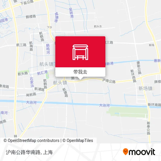 沪南公路华南路地图