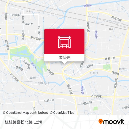 杭桂路嘉松北路地图