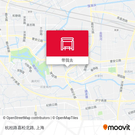杭桂路嘉松北路地图