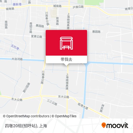 四墩20组(招呼站)地图